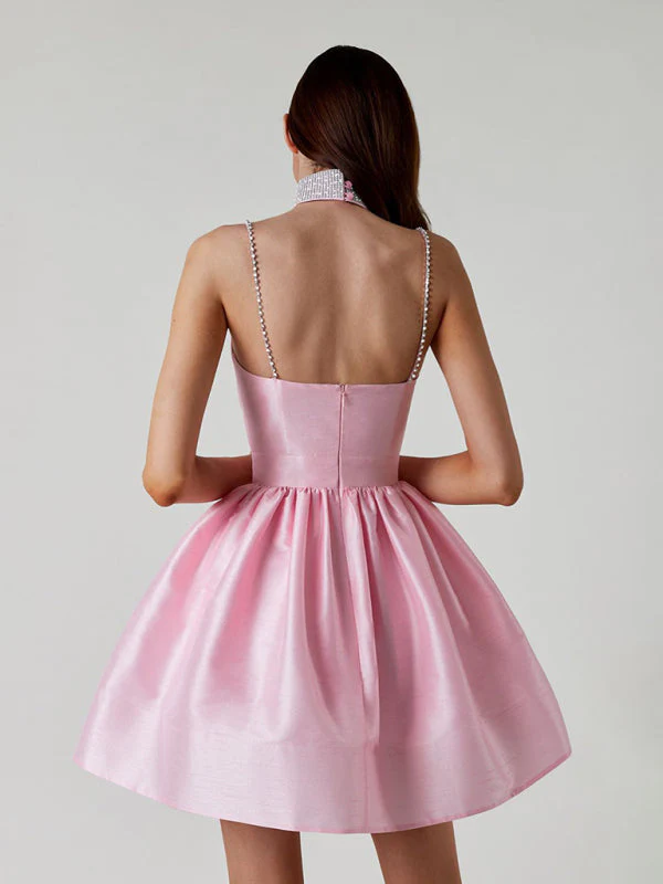 Liora | Sweetheart Neckline Mini Dress - Image 8
