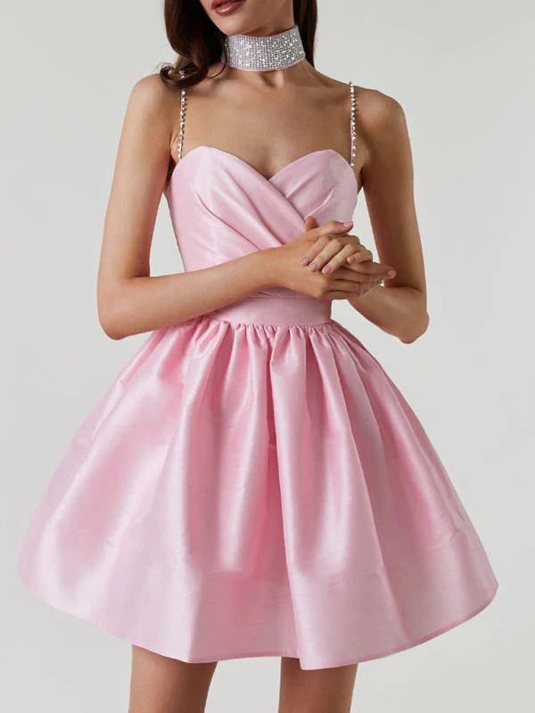Liora | Sweetheart Neckline Mini Dress - Image 9