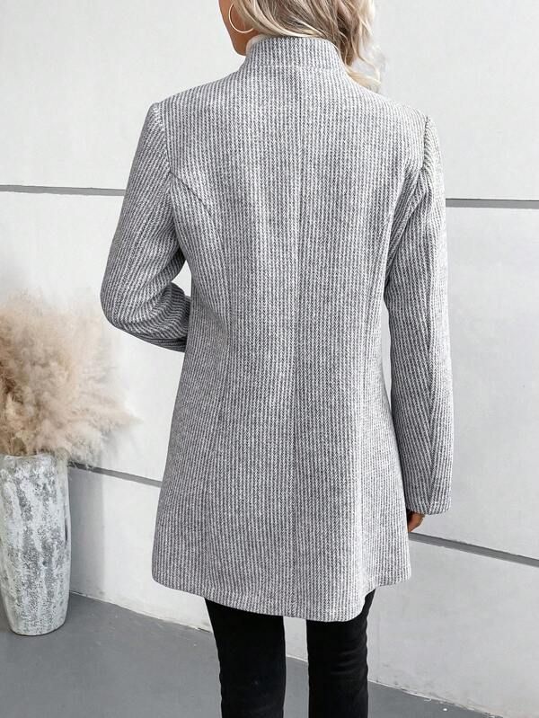 Madison | Single-Button Herringbone Coat - Image 2