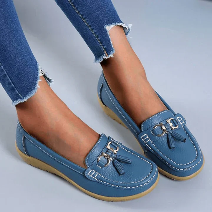 Maisie | Leather Moccasins