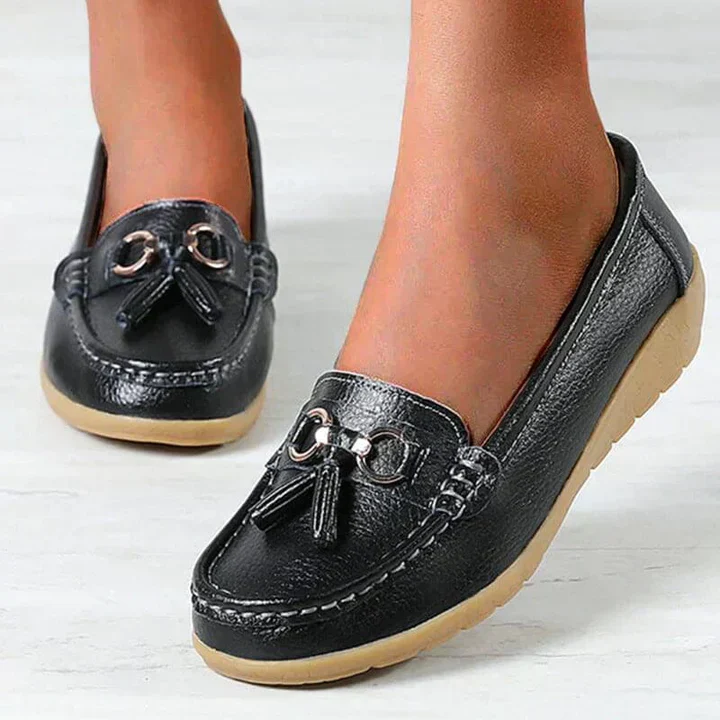 Maisie | Leather Moccasins - Image 3