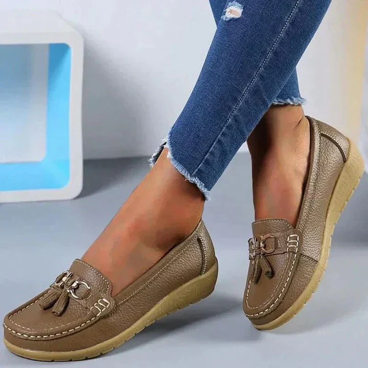 Maisie | Leather Moccasins - Image 4