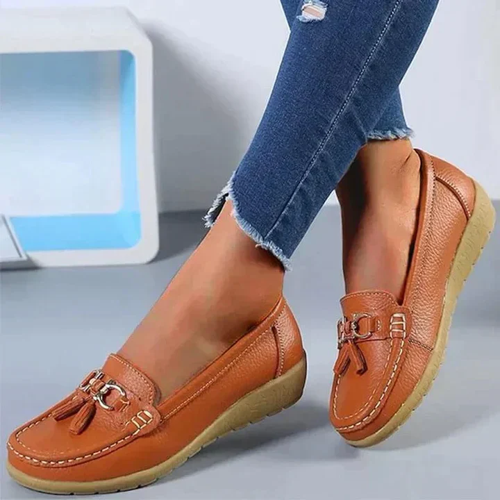 Maisie | Leather Moccasins - Image 5