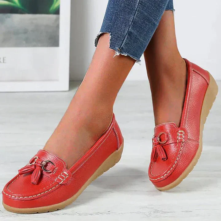 Maisie | Leather Moccasins - Image 9