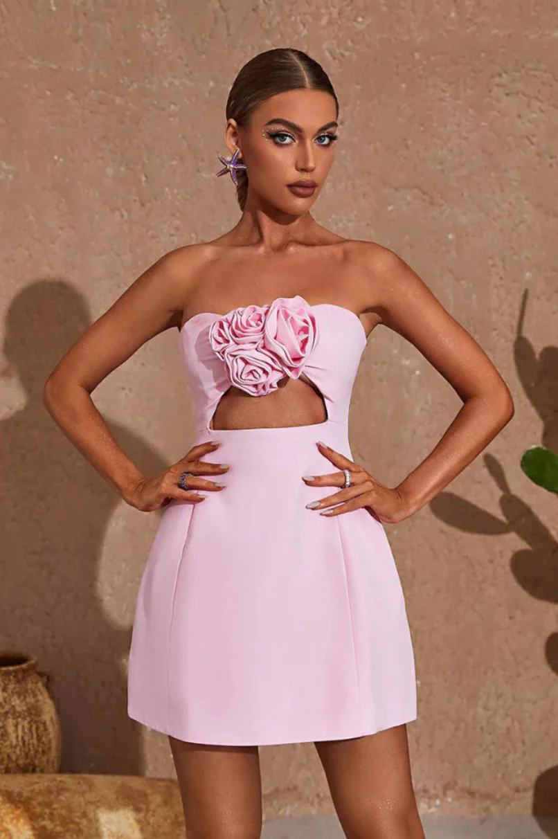 Maris | Floral Mini Dress - Image 8