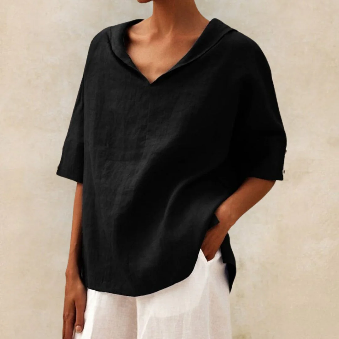 Martha | V-Neck Casual Shirt - Image 7