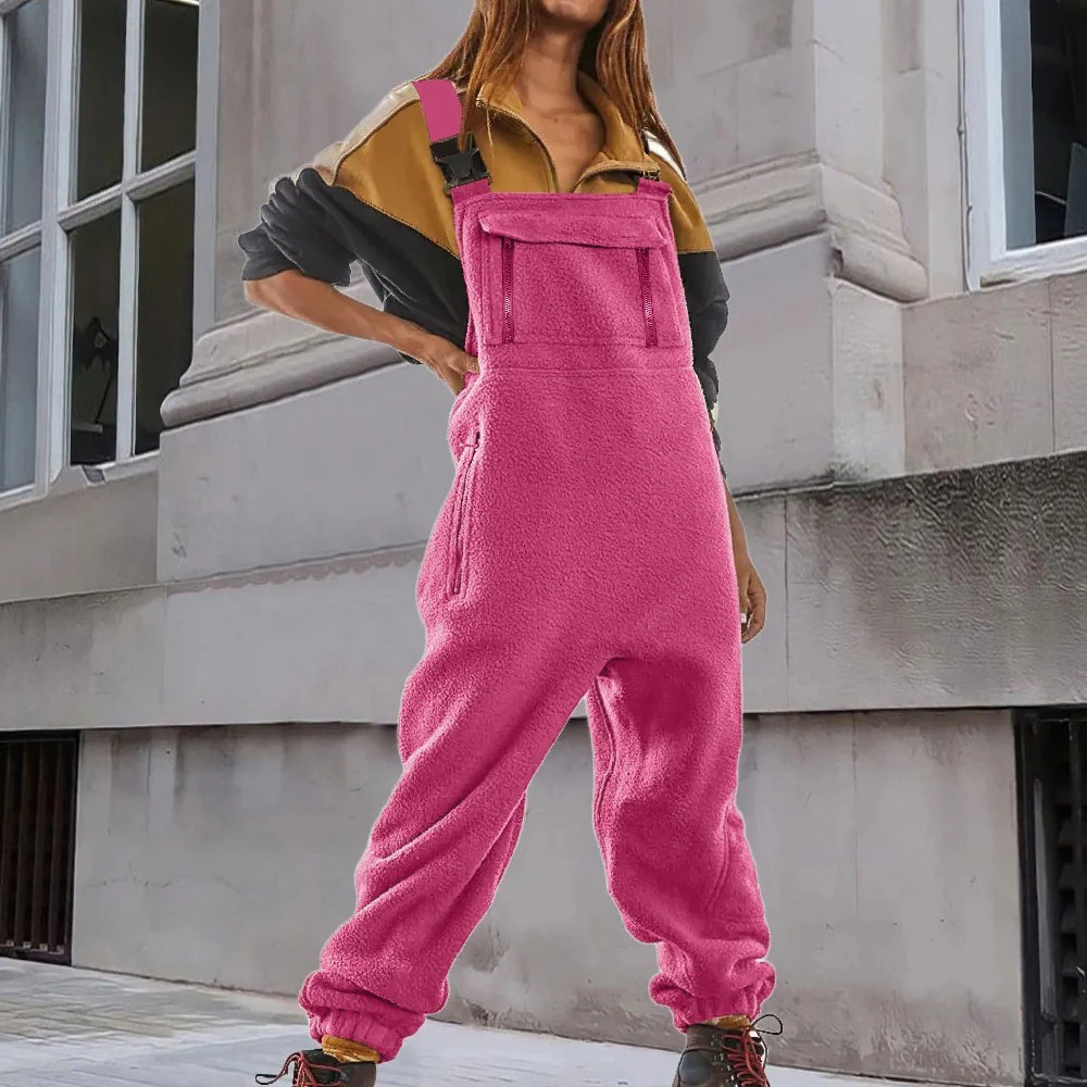 Mary | Adjustable Corduroy Fleece Jumpsuit - Image 2
