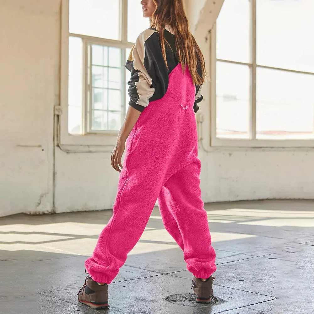 Mary | Adjustable Corduroy Fleece Jumpsuit - Image 3