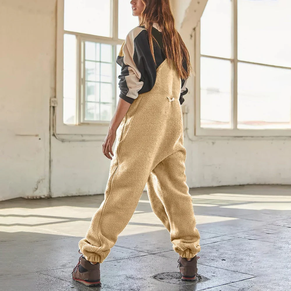 Mary | Adjustable Corduroy Fleece Jumpsuit - Image 7