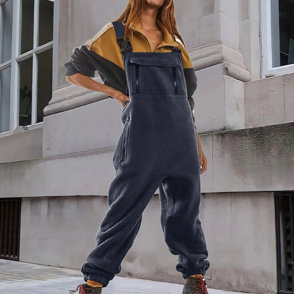 Mary | Adjustable Corduroy Fleece Jumpsuit - Image 9