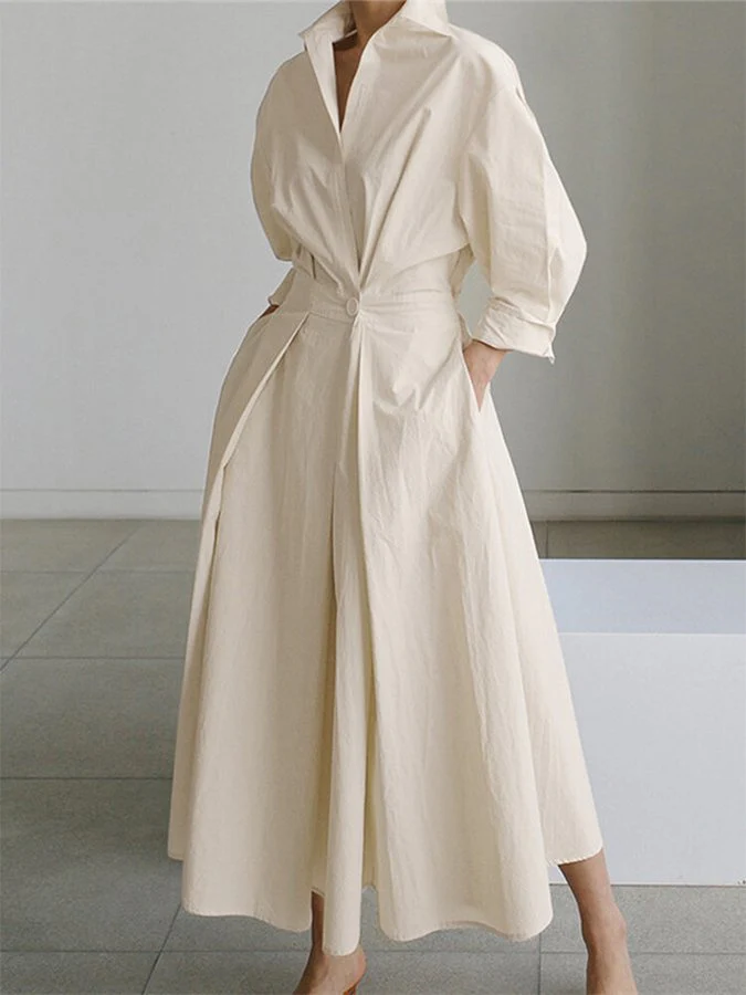 Mirabel | Elegant Shirt Dress with Buttons