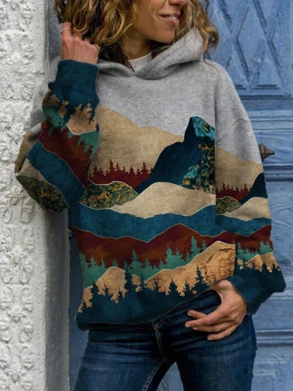 Molly | Mountain Landscape Hoodie - Image 3
