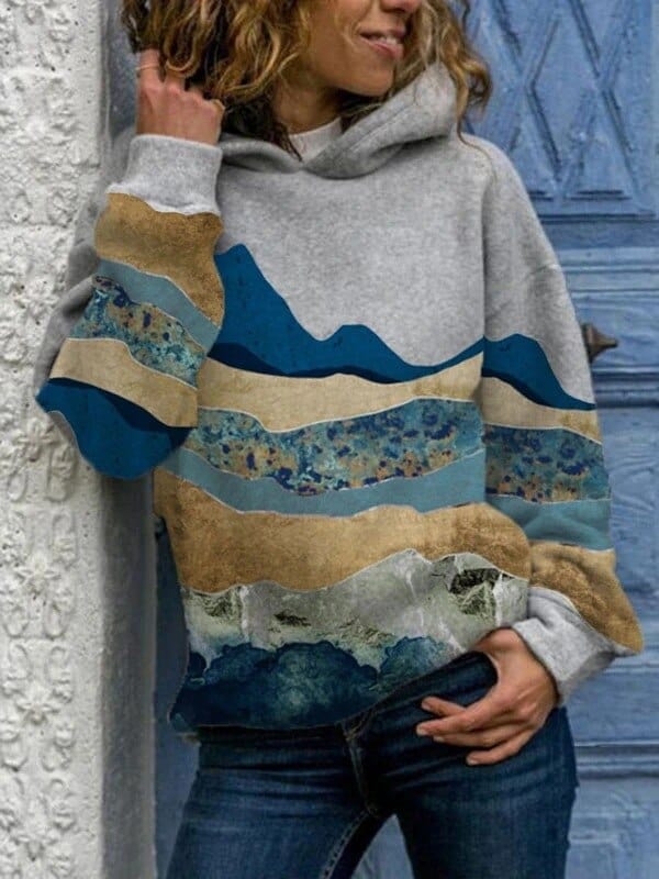 Molly | Mountain Landscape Hoodie - Image 4