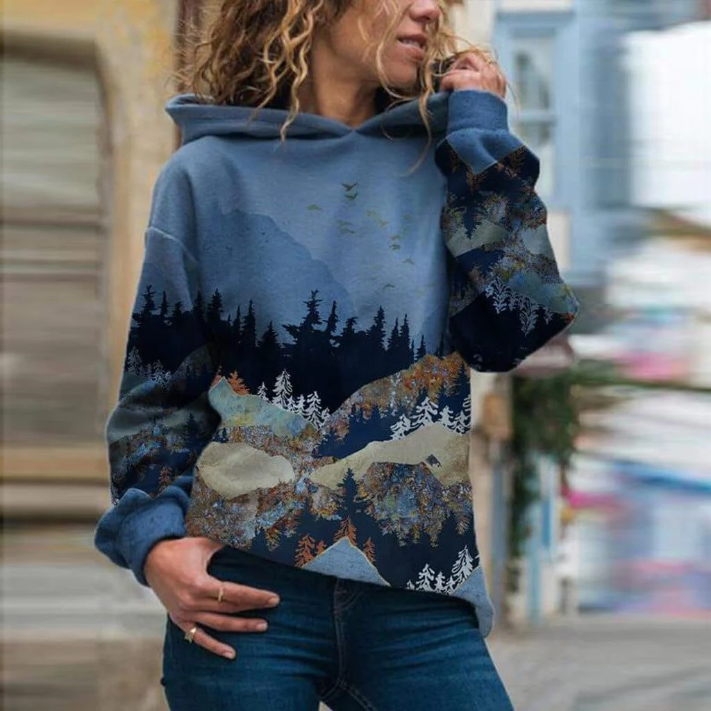 Molly | Mountain Landscape Hoodie - Image 5