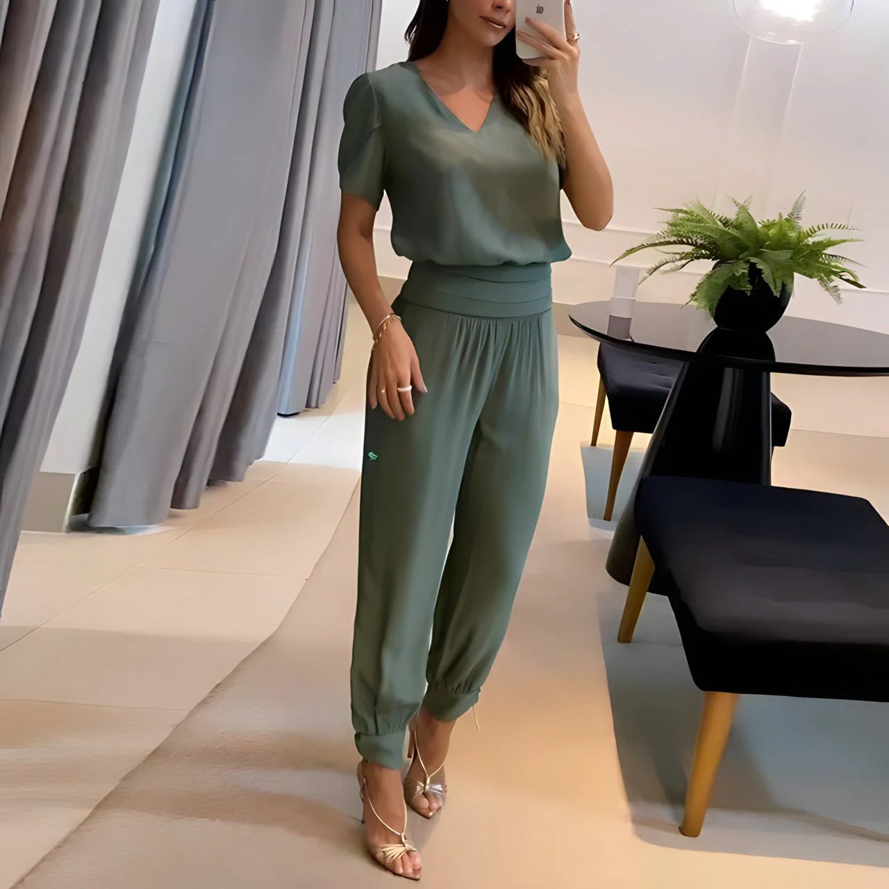 Morwenna | Blouse Pants Set - Image 3