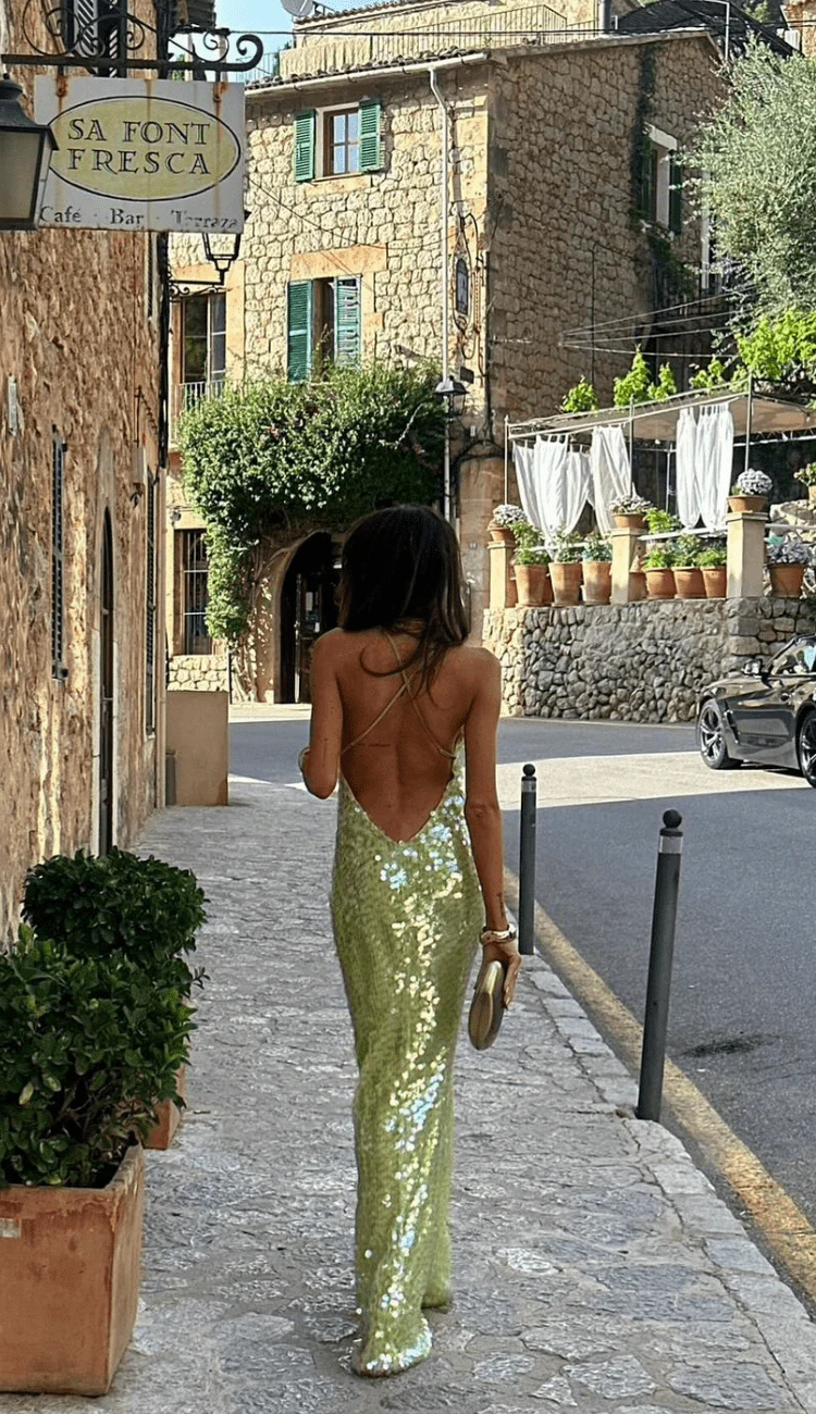 Nia | Sequin Maxi Dress - Image 4