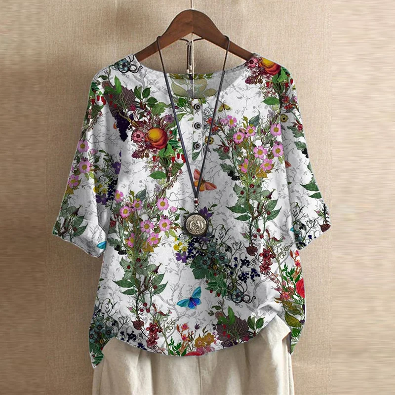 Noemi | Vintage Floral Blouse - Image 10