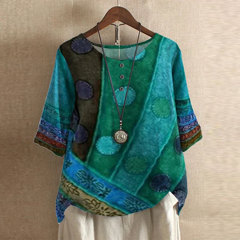 Noemi | Vintage Floral Blouse - Image 3