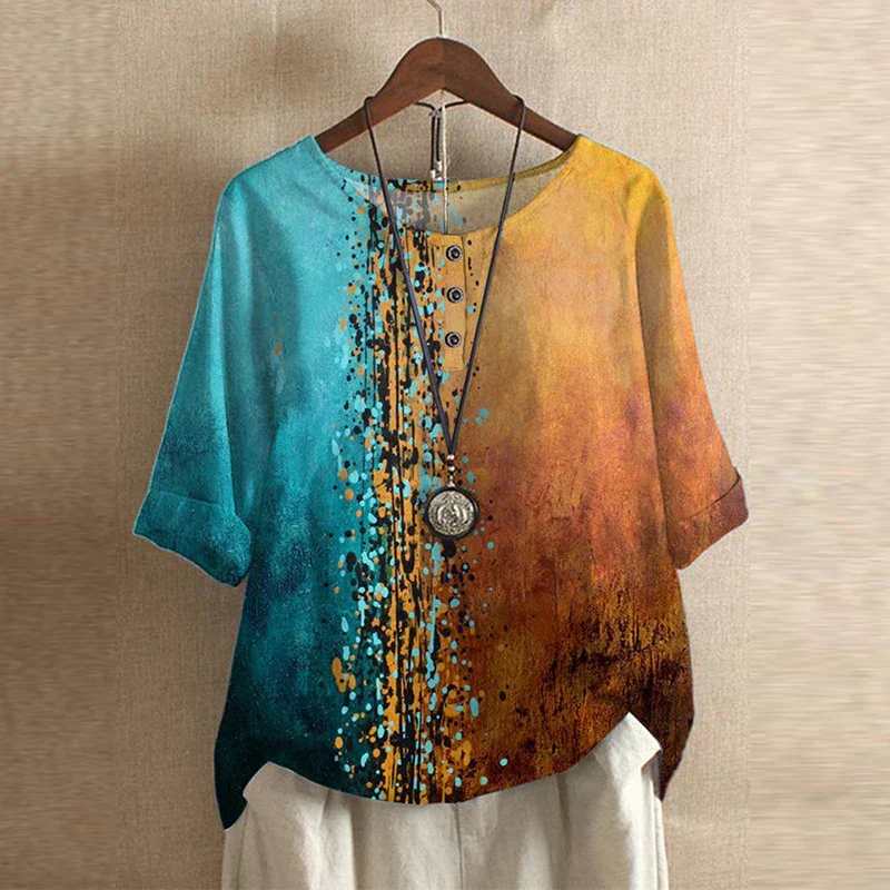 Noemi | Vintage Floral Blouse - Image 8