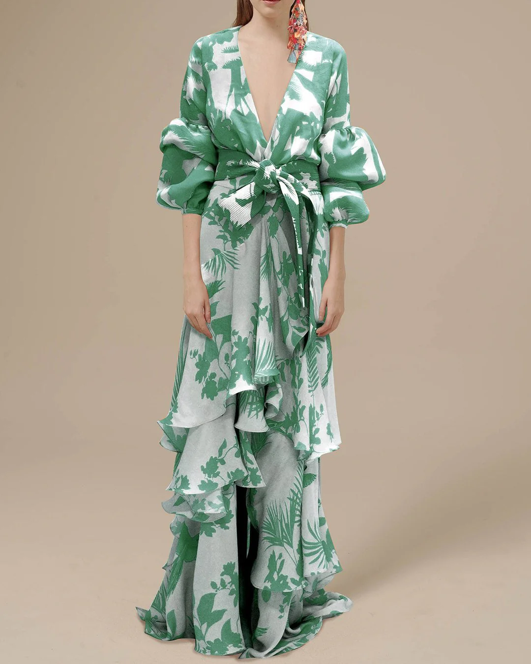 Novella | Printed Chiffon Dress - Image 3