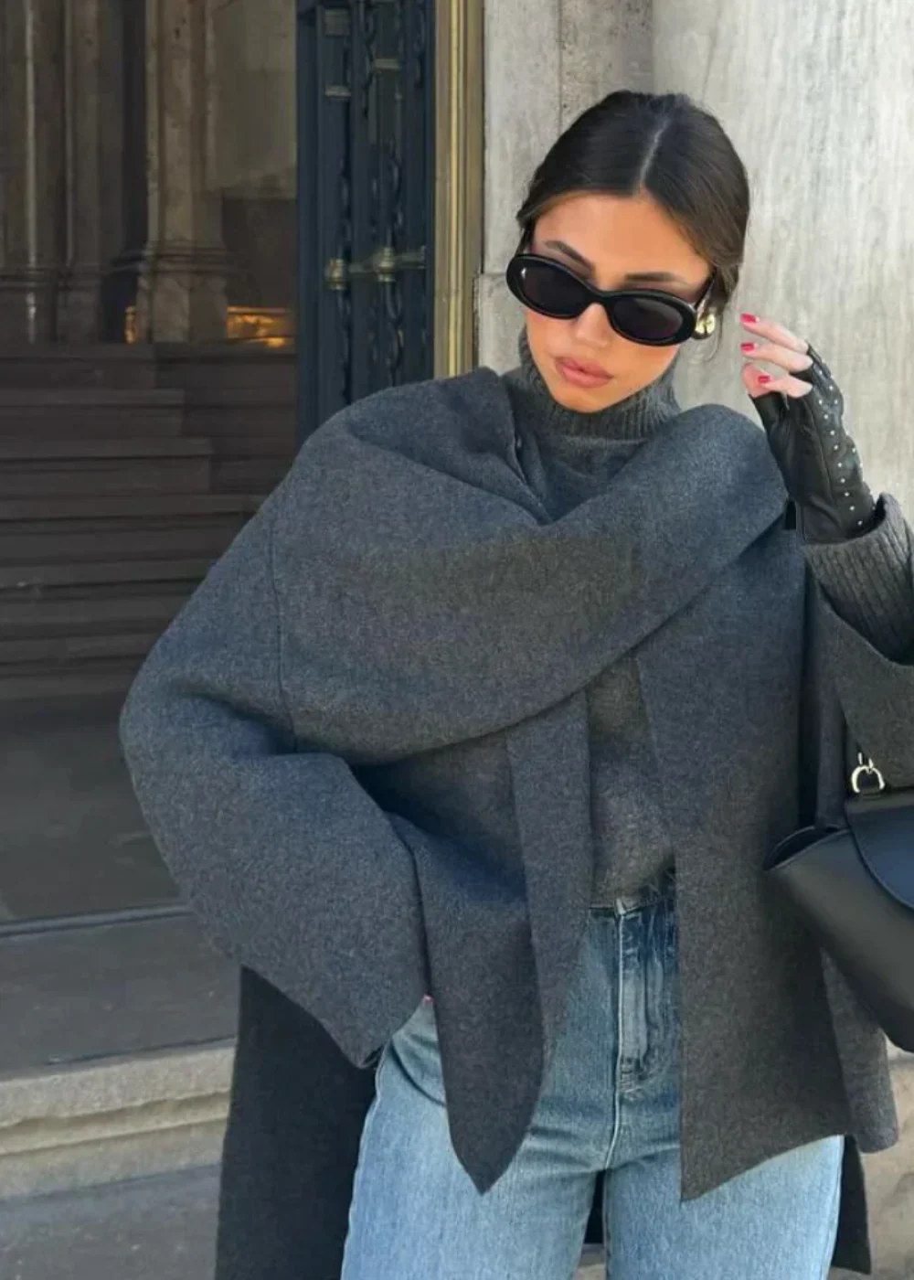 Ophelia | Luxe Cape Coat - Image 3