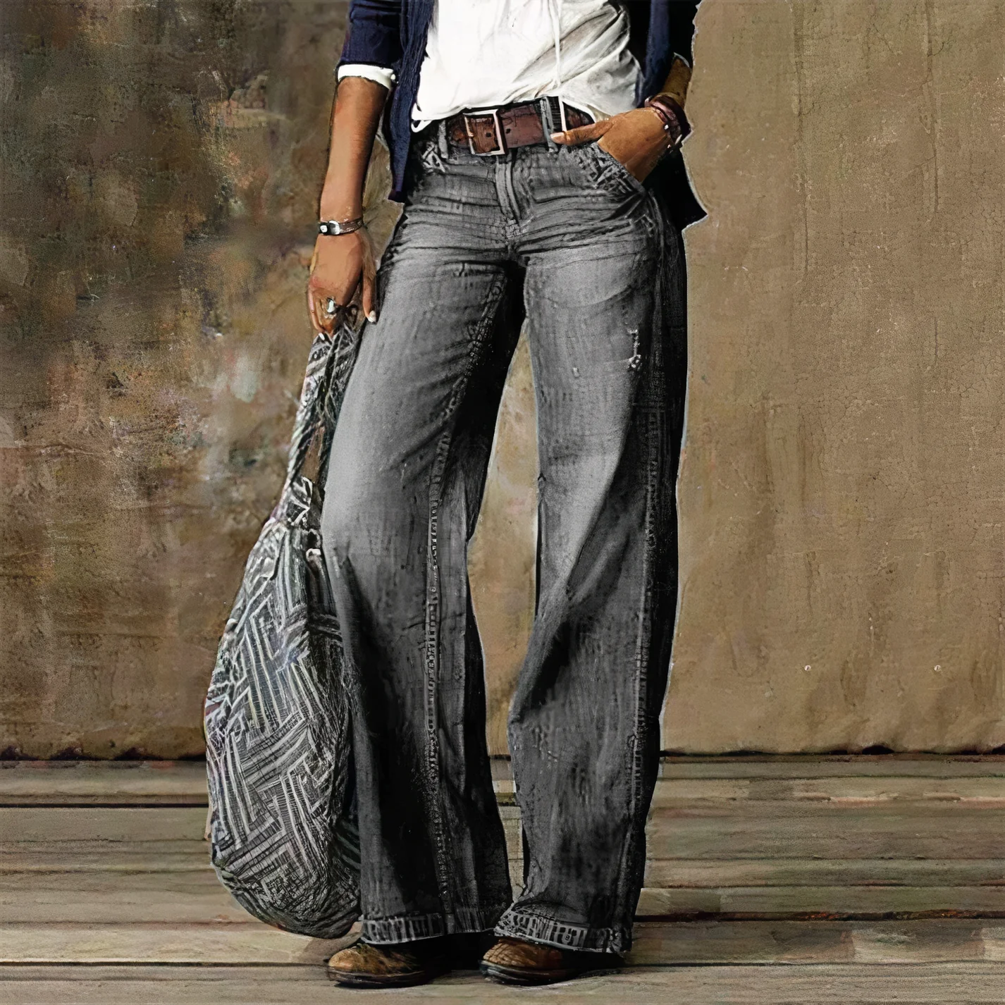 Ottilia | Retro Denim Trouser - Image 3