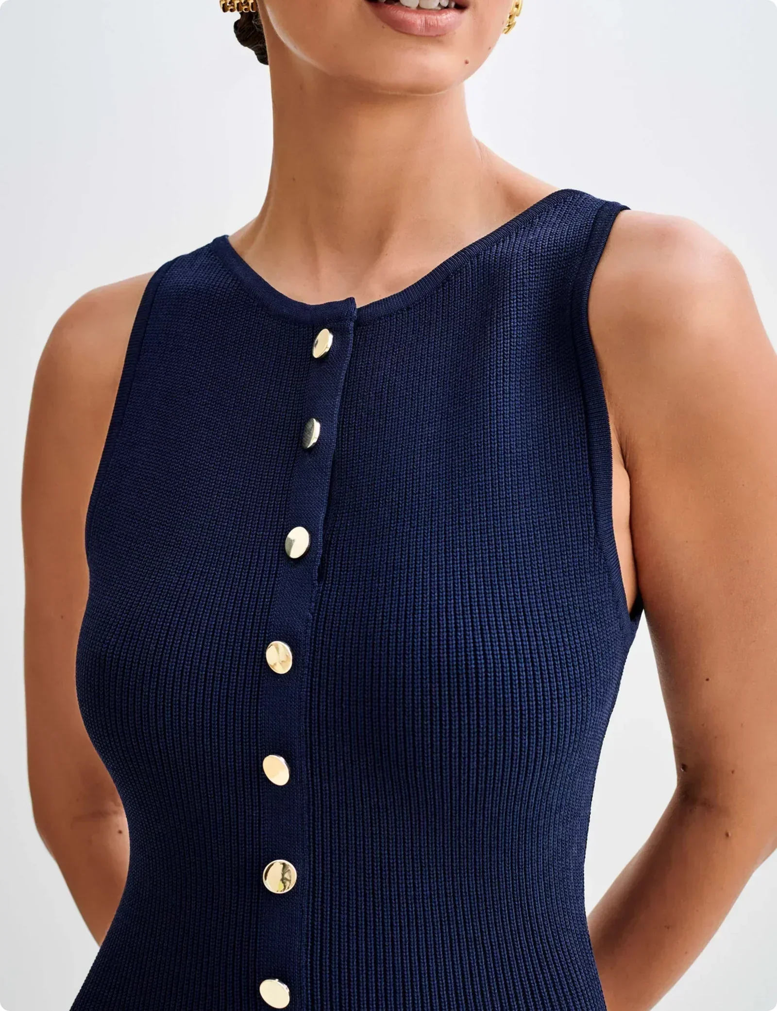 Ottilie | Elegant Knitted Maxi Dress - Image 6