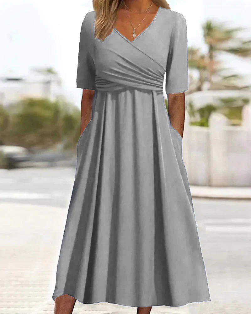 Penelope | Crossover Dress - Image 3