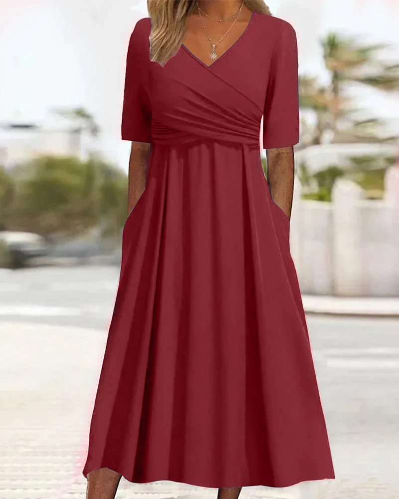 Penelope | Crossover Dress - Image 4