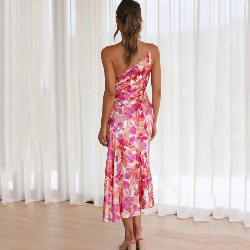 Pixie | Elegant One-Shoulder Dress - Image 3