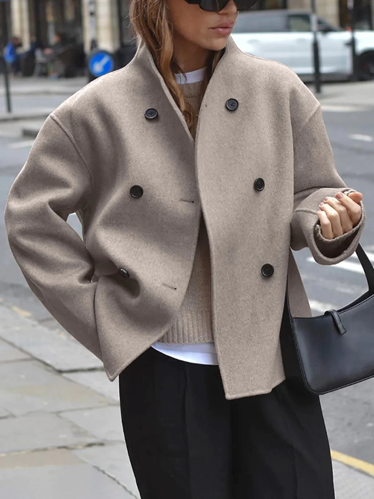 Poppy | Double-Breasted Wool Coat