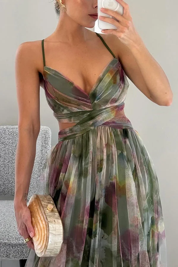 Poppy | Women's Elegant Maxi Dress with Textured Layers - Image 5