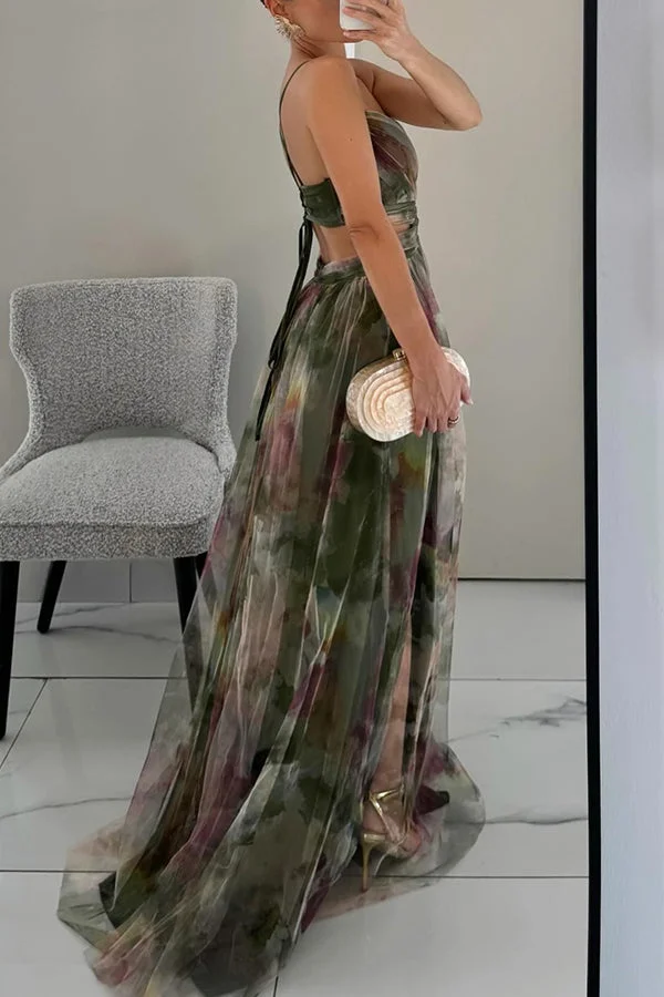 Poppy | Women's Elegant Maxi Dress with Textured Layers - Image 6