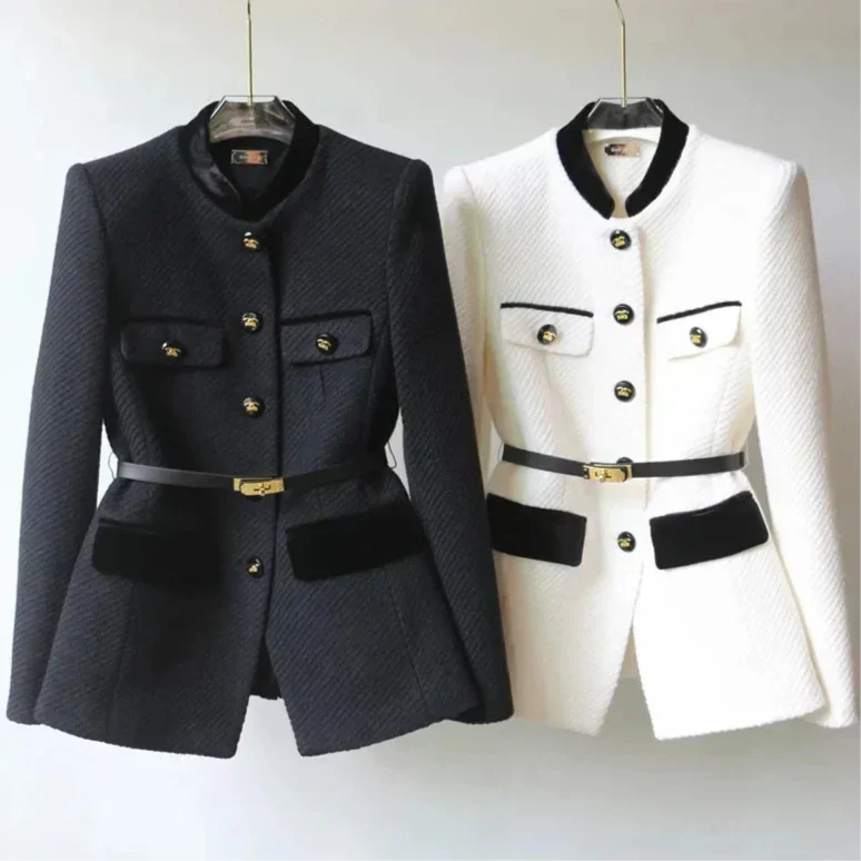 Posey | Elegant Buttoned Jacket - Image 3