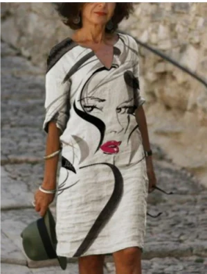 Primrose | Women's Graphic Print Summer Mini Dress - Image 12