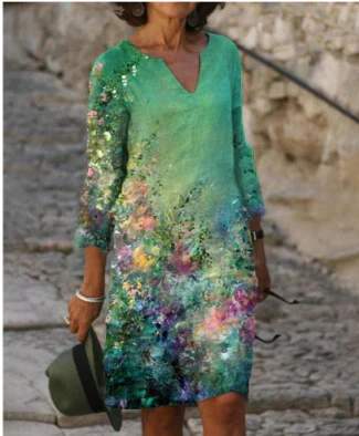 Primrose | Women's Graphic Print Summer Mini Dress - Image 5