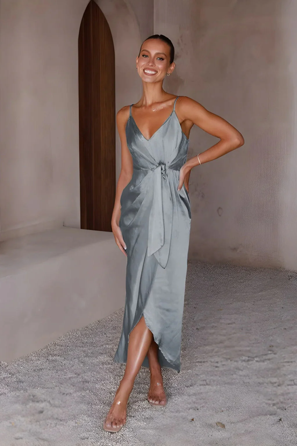 Reverie | Sleeveless V-Neck Dress - Image 19