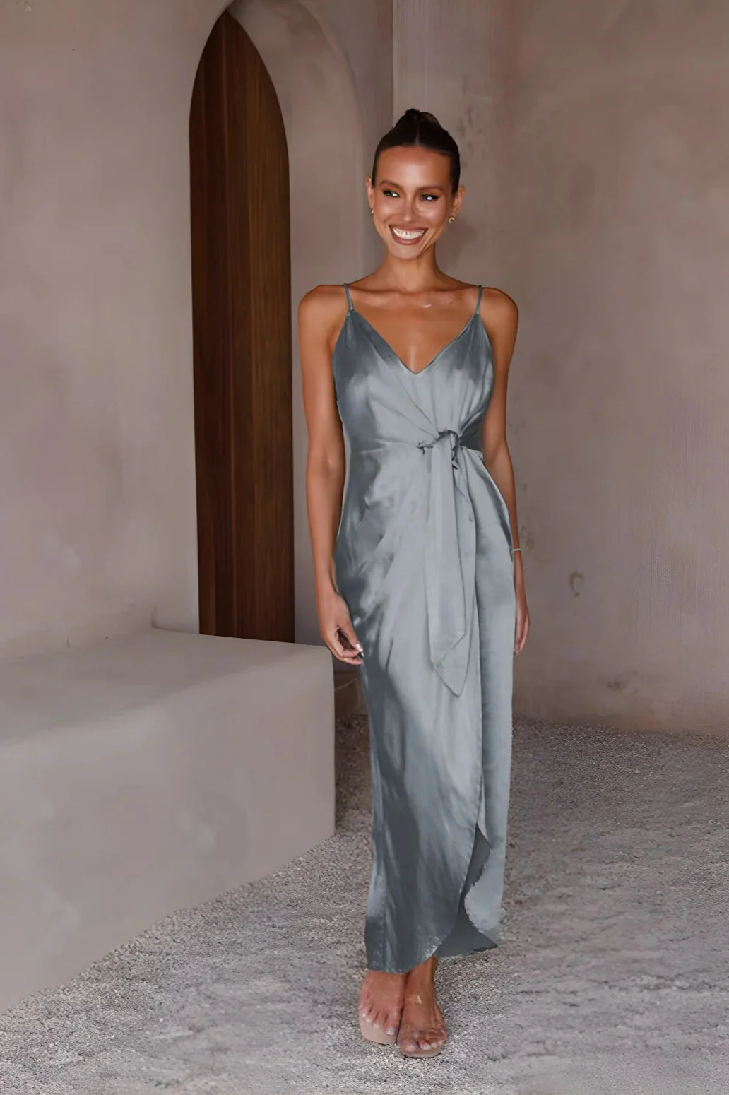 Reverie | Sleeveless V-Neck Dress - Image 20