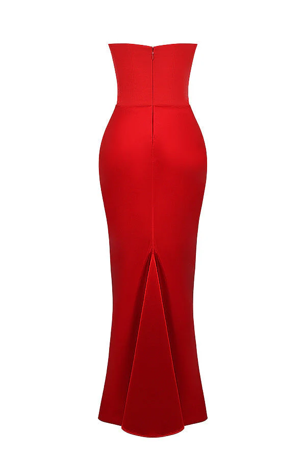 Romy | Strapless Corset Maxi Dress - Image 16