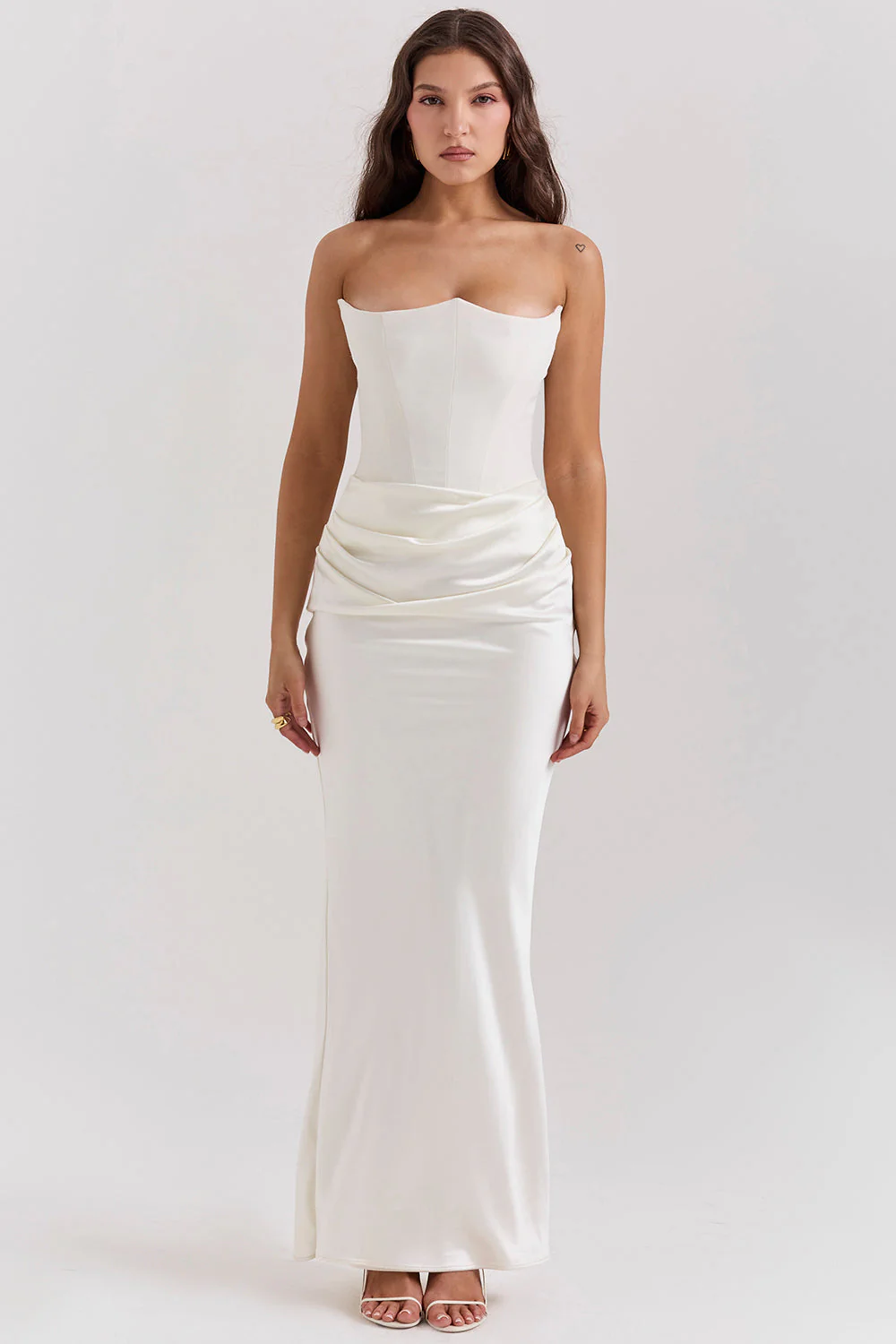 Romy | Strapless Corset Maxi Dress - Image 20