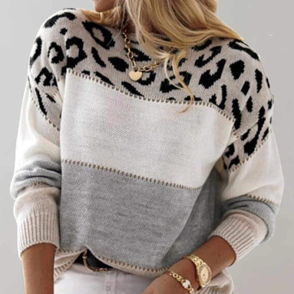 Rosie | Leopard Print Sweater - Image 3