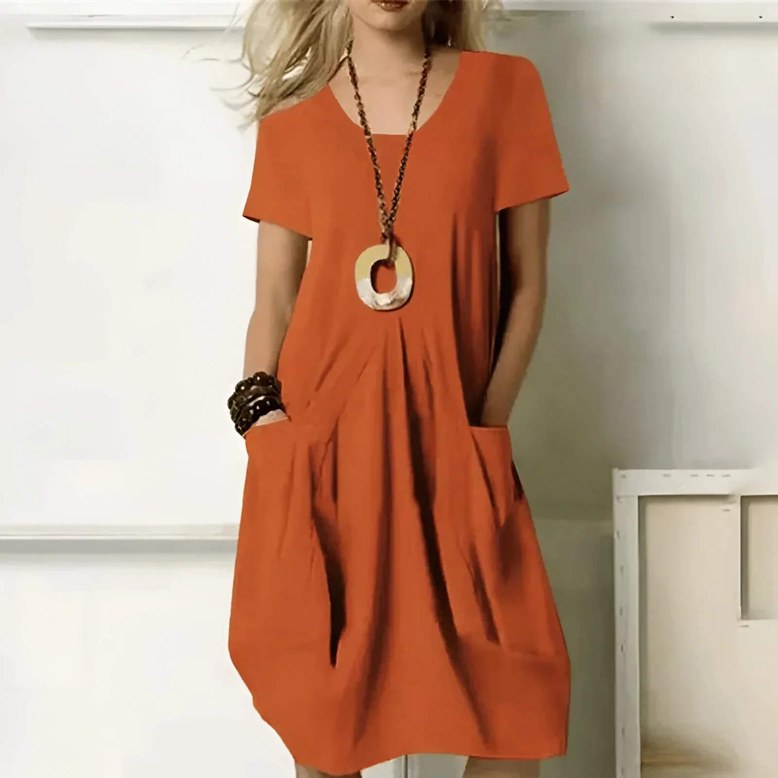 Sabrina | Elegant Midi Dress - Image 3