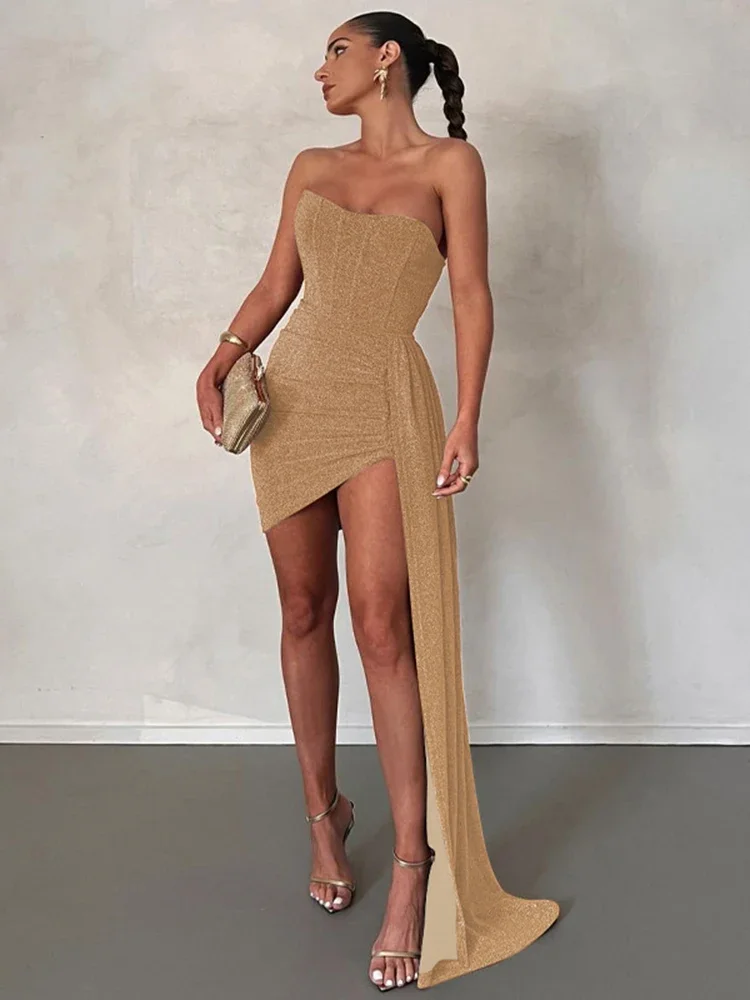 Tabitha | Glitter Mini Dress - Image 2