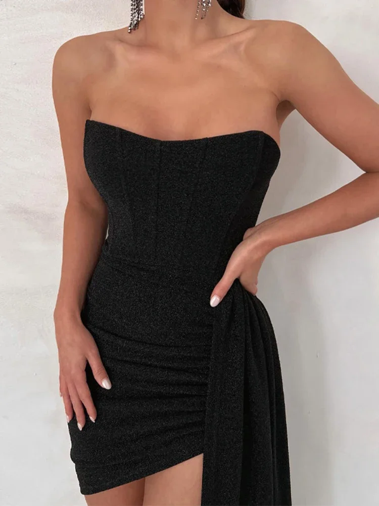 Tabitha | Glitter Mini Dress - Image 5