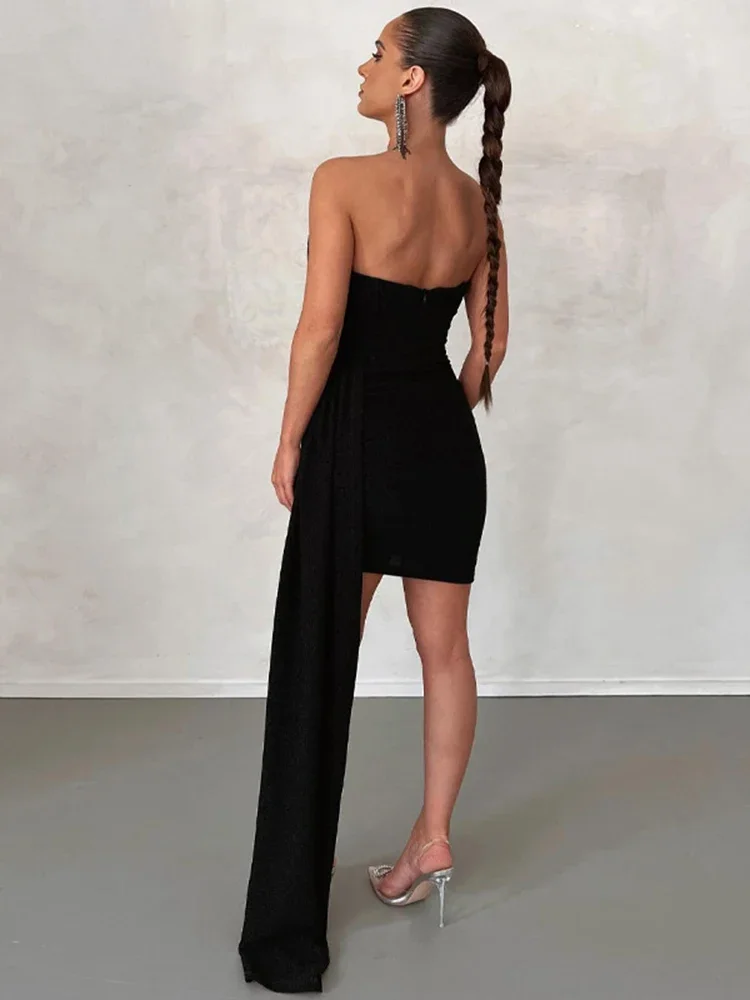 Tabitha | Glitter Mini Dress - Image 6