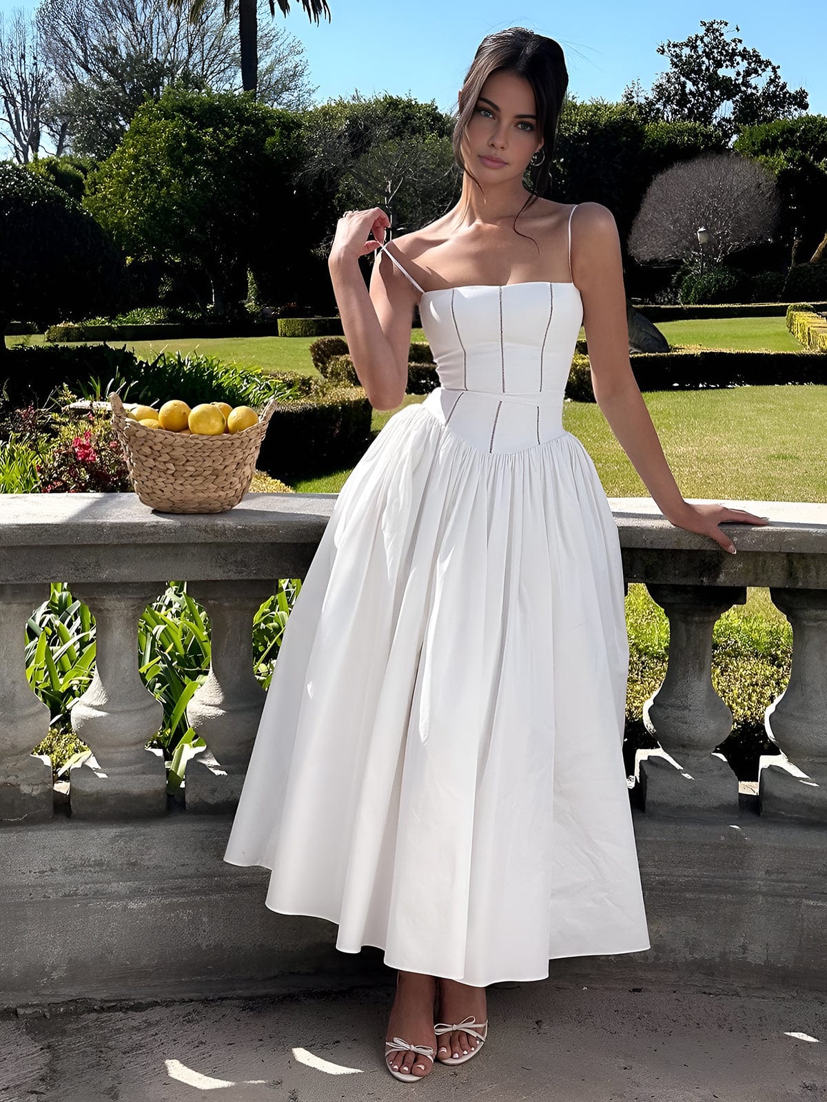 Thalia | Long Flowing Dress - Image 3