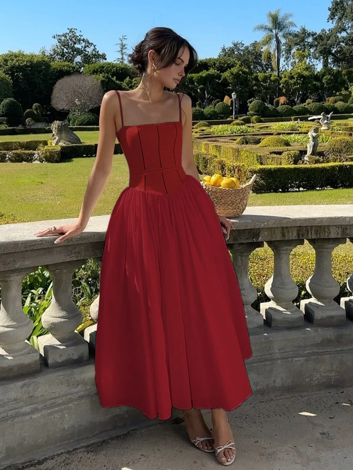Thalia | Long Flowing Dress - Image 5