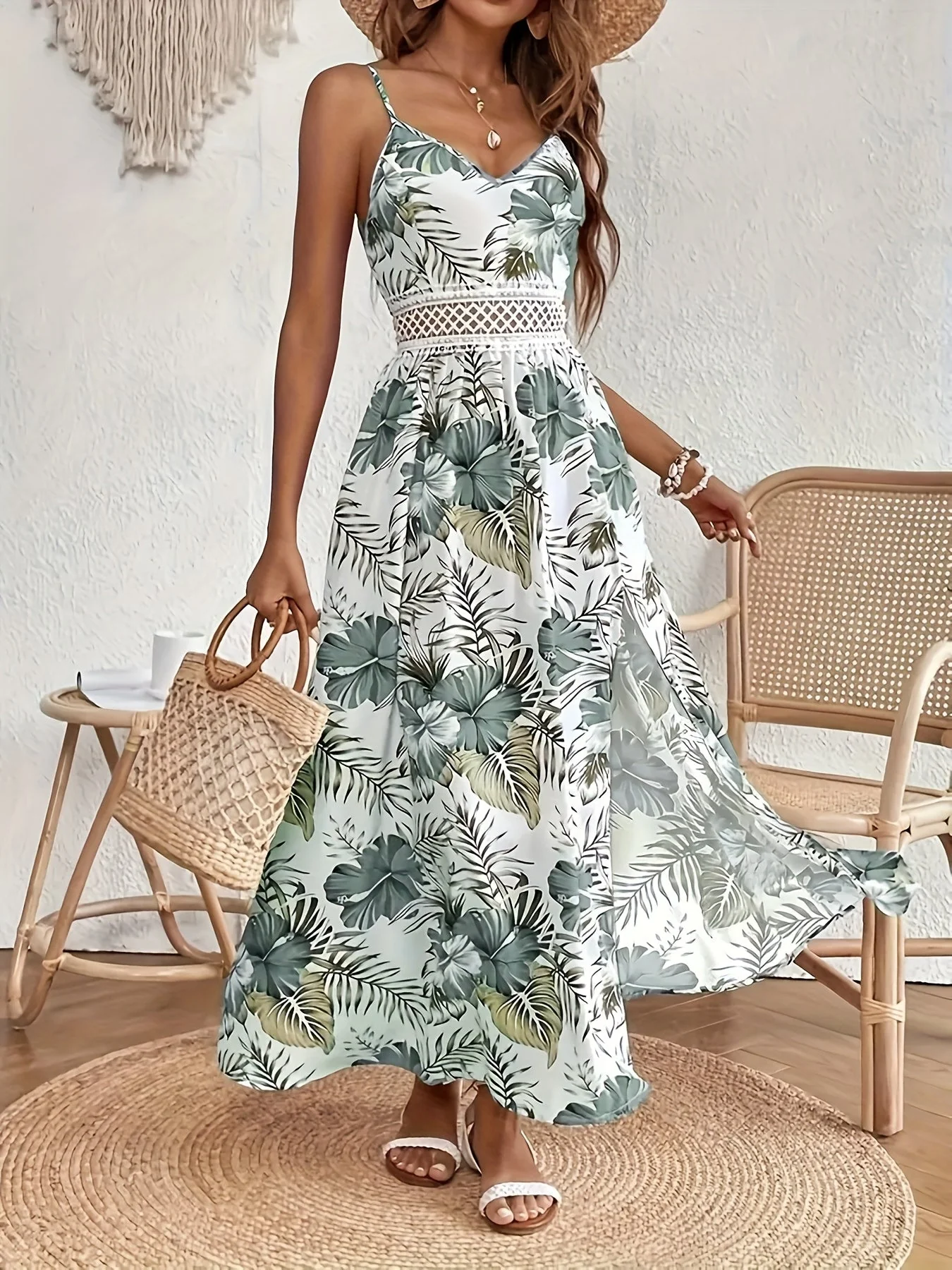 Tilda | Women's Floral Print Sleeveless Maxi Dress - Image 3