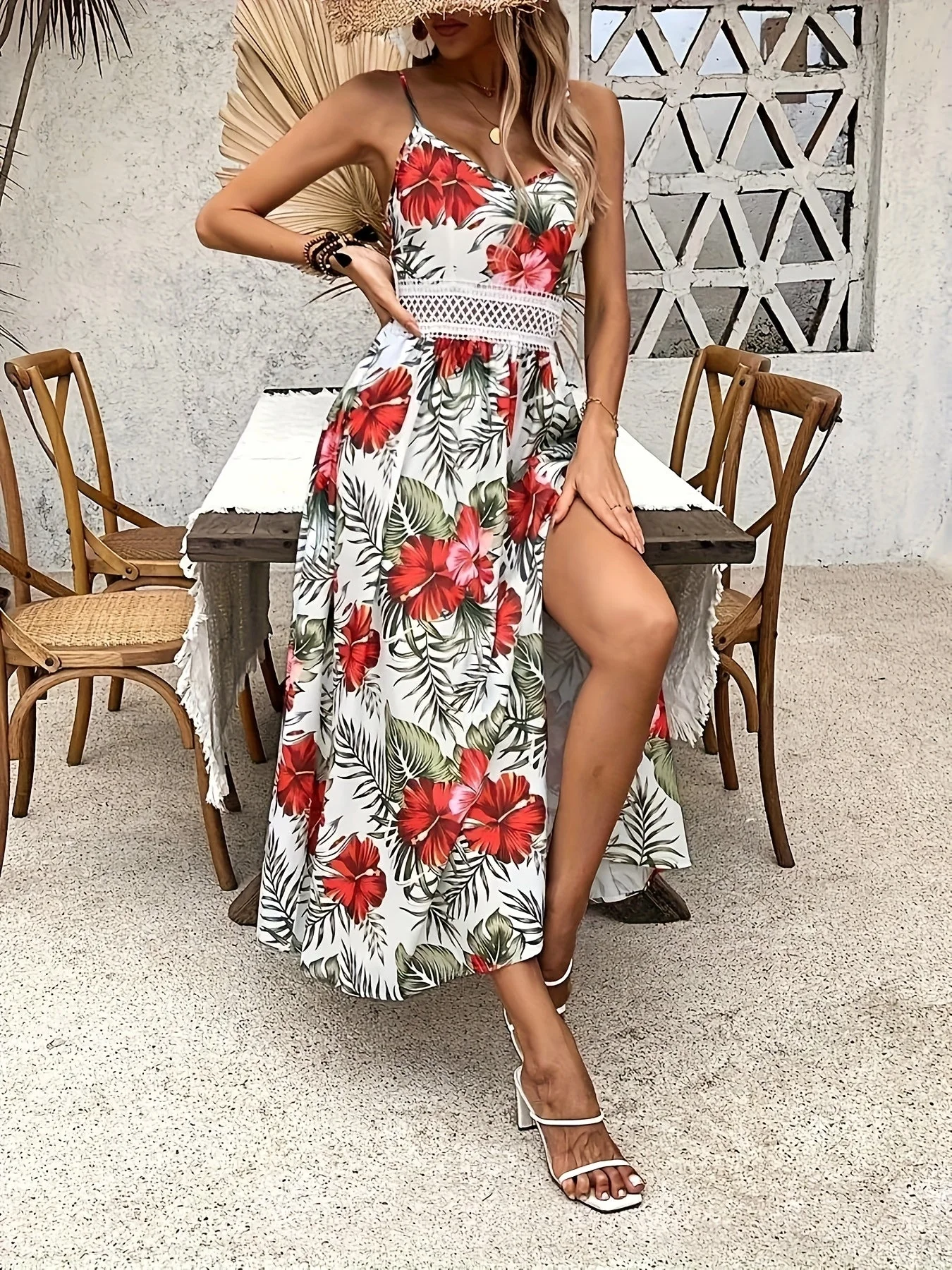 Tilda | Women's Floral Print Sleeveless Maxi Dress - Image 5