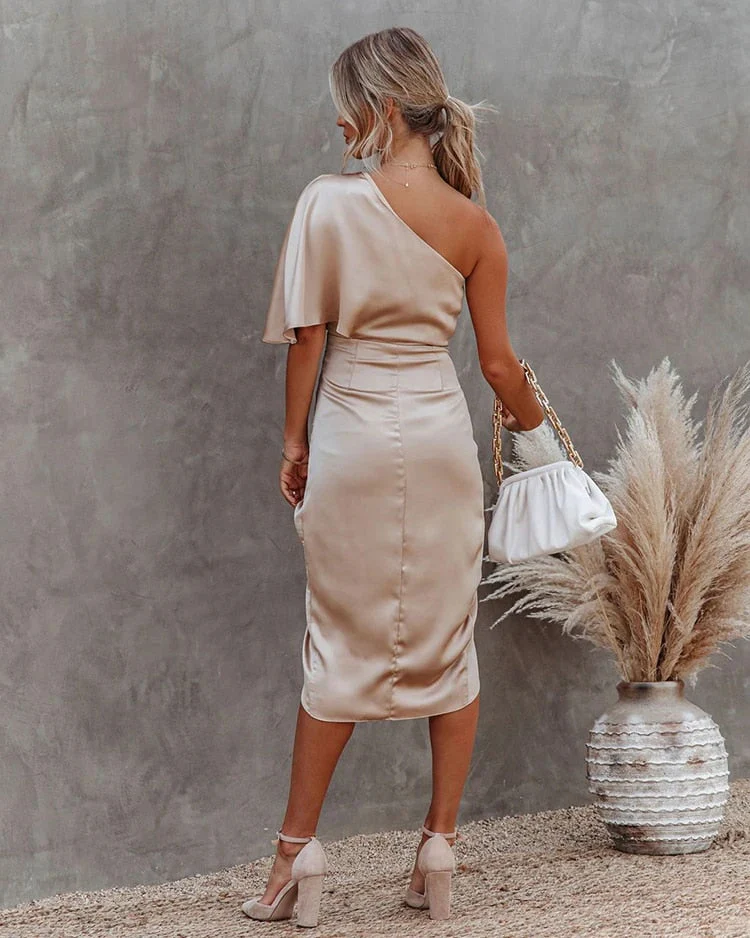 Tullia | Elegant Draped Cocktail Dress - Image 11